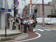 24年度大津祭まちなか大学大津祭学部 　学科「まち歩き」（実際の曳山巡行コースをウォーク)が行われました